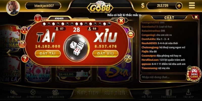 Tìm hiểu về game tài xỉu GO88