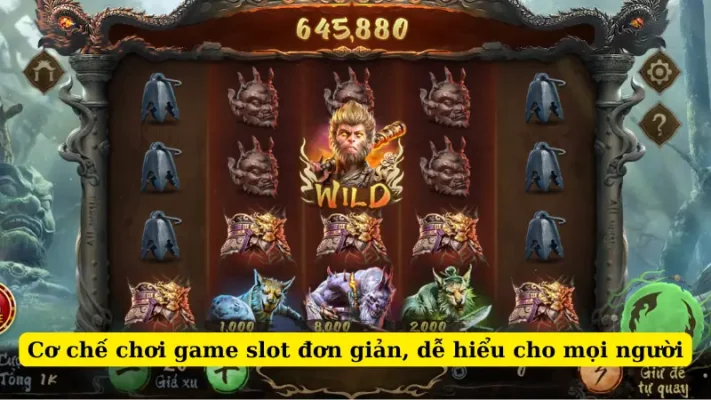 Cơ chế chơi game slot đơn giản, dễ hiểu cho mọi người