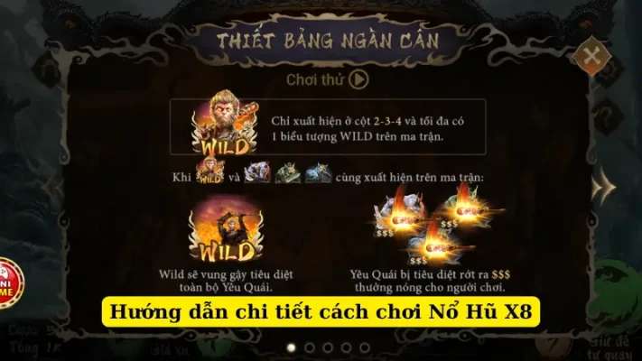 Hướng dẫn chi tiết cách chơi Nổ Hũ X8